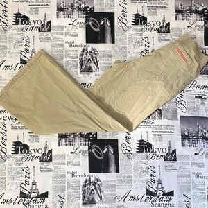 Yes vintage 70s Women Khaki tan high waist super wide leg jeans pants embroidery